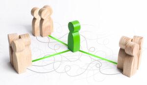 #systemsch verstrickt #Dynamik im Miteinander #Coaching mit Aufstellungs-Figuren